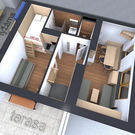 U Kralika, Apartman E, 50M Od Lanovky A Bobove Drahy, Parkovani Zdarma Dolní Morava Exterior foto